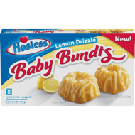 Hostess Baby Bundts Lemon Drizzle