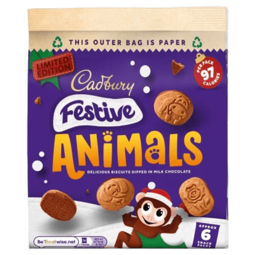 Cadbury Festive Animals Biscuits