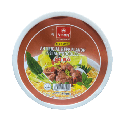 VIFON Asian Style Beef Flavour Mi Bo Bowl