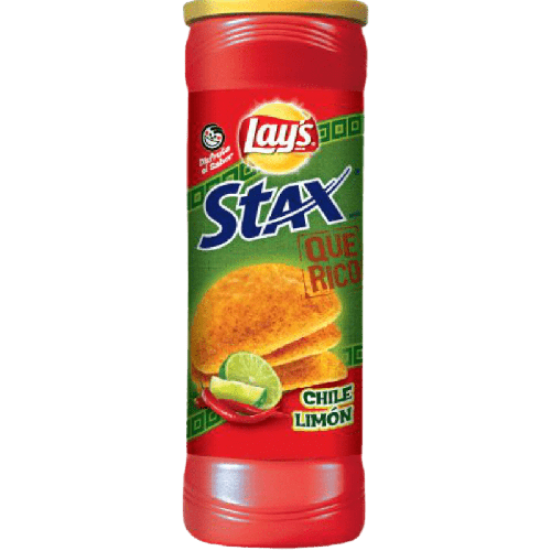 Lays Stax Que Rico Chile Limon