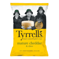 Tyrrells Cheddar & Chive Crisps 