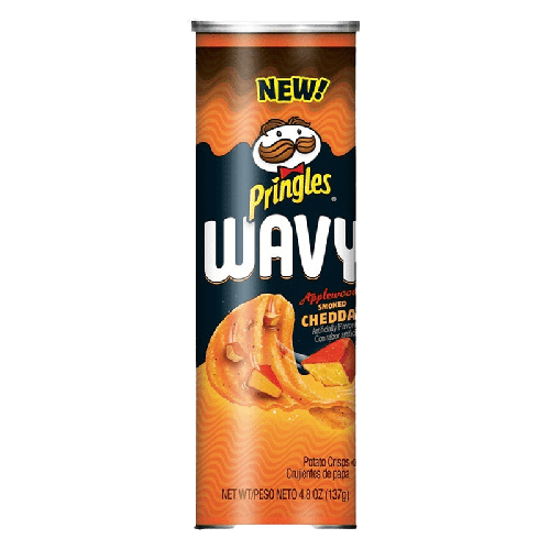 Pringles Wavy Applewood Smoked Cheddar