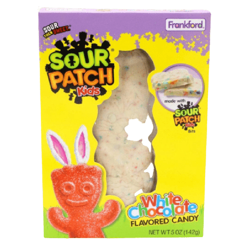 Sour Patch Kids White Chocolate Bunny