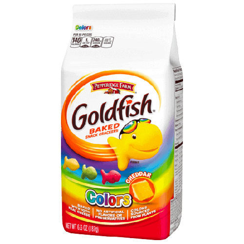 Goldfish Crackers Colors Cheddar