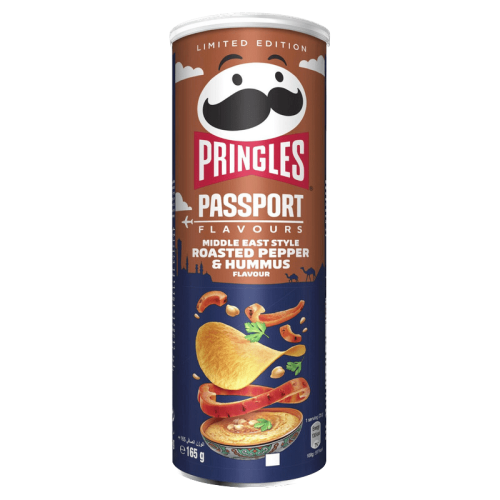 Pringles Middle East Style Roasted Pepper & Hummus