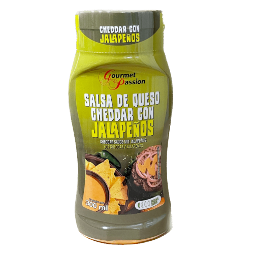 Salsa Queso Cheddar con Jalapeno Squeeze