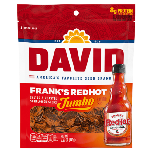 David Sunflower Seed Frank's Red Hot Jumbo