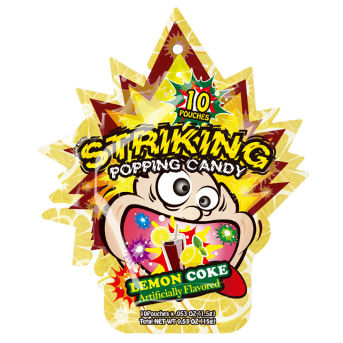 Striking Popping Candy Lemon Coke