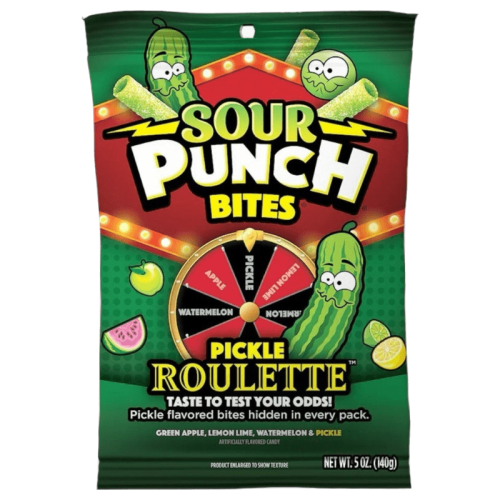 Sour Punch Bites Pickle Roulette