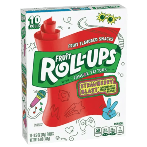 Fruit Roll Ups Strawberry Blast