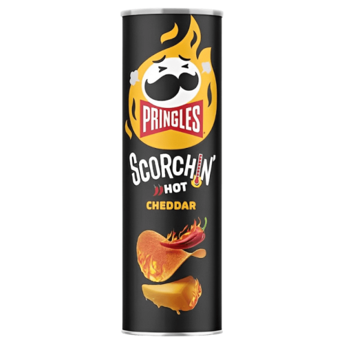 Pringles Scorchin' Cheddar