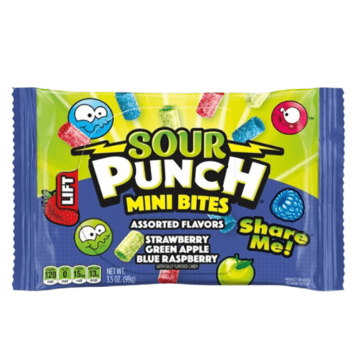 Sour Punch Mini Bites Fruits