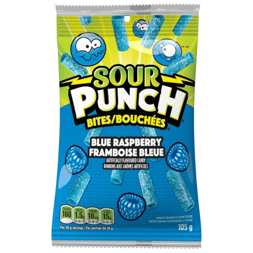 Sour Punch Bites Blue Raspberry