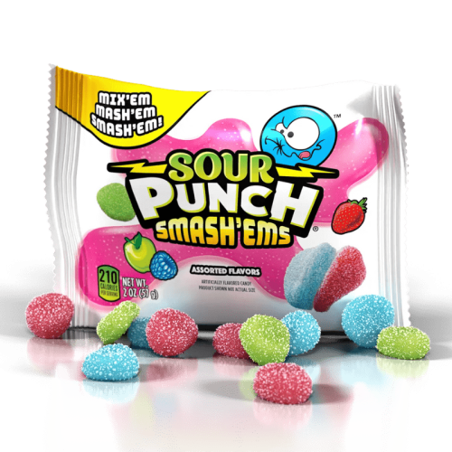 Sour Punch Mini Smash'ems Fruits