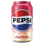 Pepsi Strawberries & Cream Zero Sugar