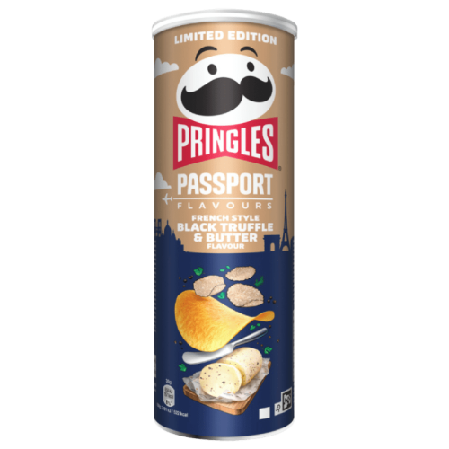 Pringles French Style Black Truffle & Butter