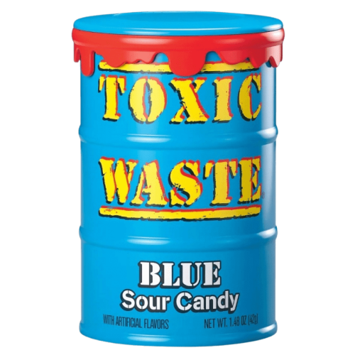 Toxic Waste Sour Candy Blue