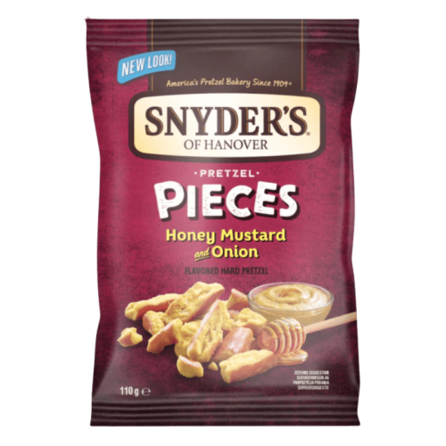 Snyders Pretzel Pieces Honey Mustard And Onion