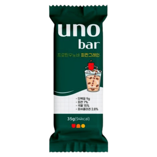 UNO Protein Bar Pecan Grain 