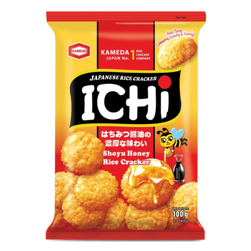 Rice Cracker Shoyu with Honey