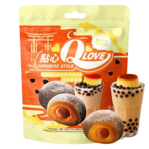 QLove Mochi Boba Creme Brulee
