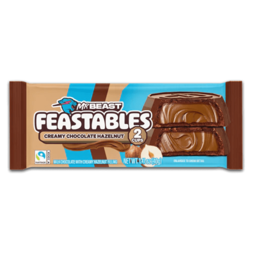 MrBeast Feastables Hazelnut Cups