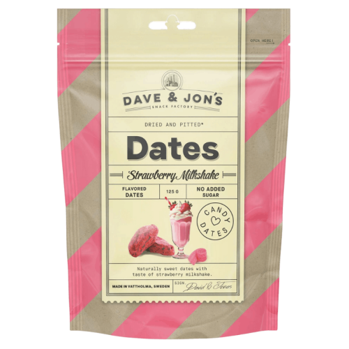 Dave & Jon's Dates Strawberry Milkshake