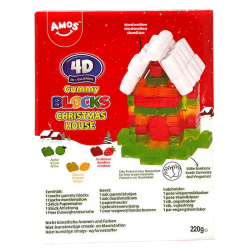 Gummy Blocks Christmas House