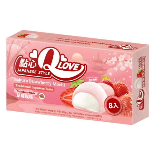 QLove Sakura Strawberry Mochi