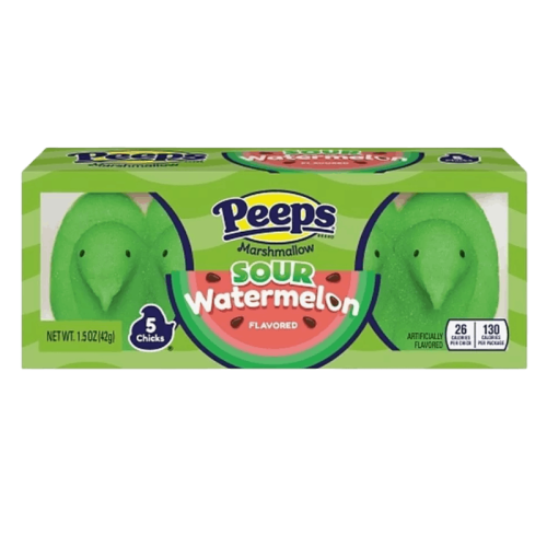 Peeps Marshmallow Chicks Sour Watermelon