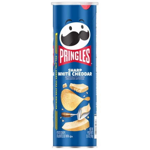 Pringles Sharp White Cheddar