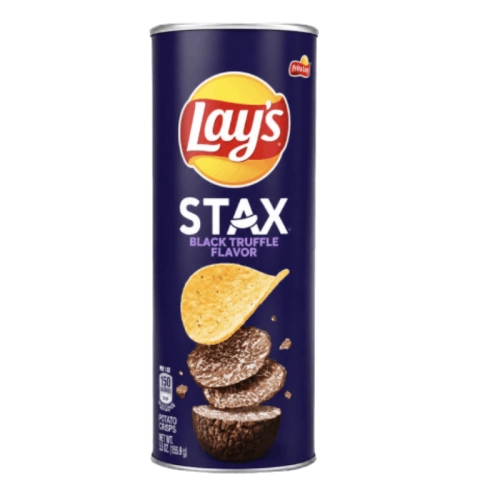 Lay's Stax Black Truffle