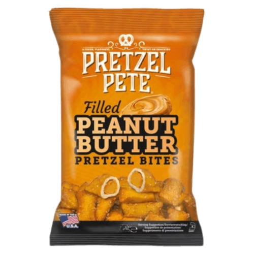 Pretzel Pete Bites Filled Peanut Butter
