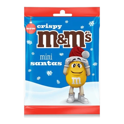 M&M's Crispy Mini Santas