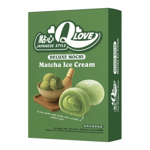 QLove Matcha Ice Cream Mochi