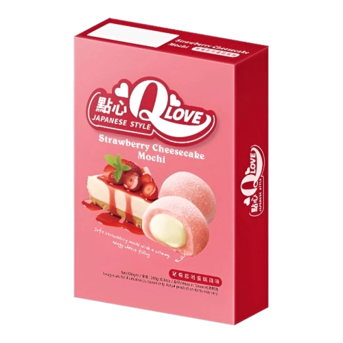 QLove Strawberry Cheesecake Mochi