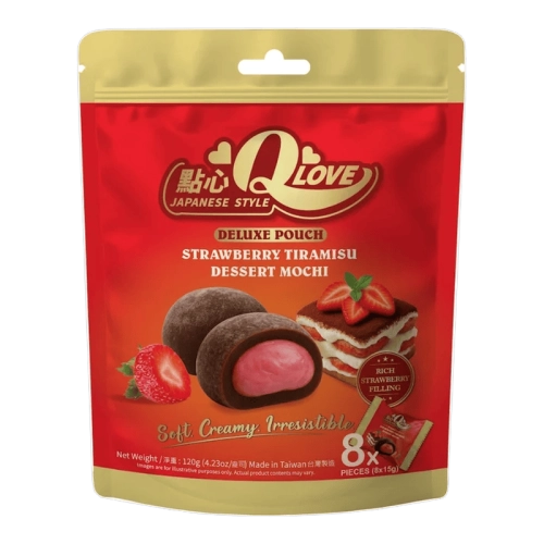 QLove Strawberry Tiramisu Mochi