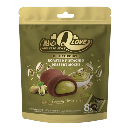 QLove Roasted Pistachio Mochi